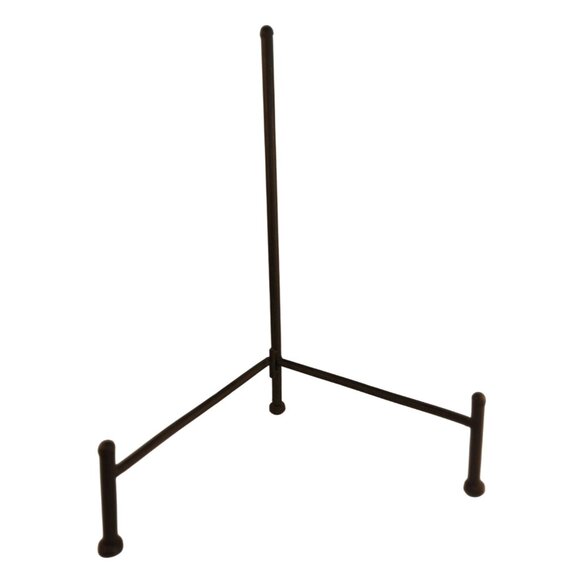 Adjustable Black Metal Display Stand – 18-Inch Foldable Tripod Easel for Art, Si - Picture 1 of 10